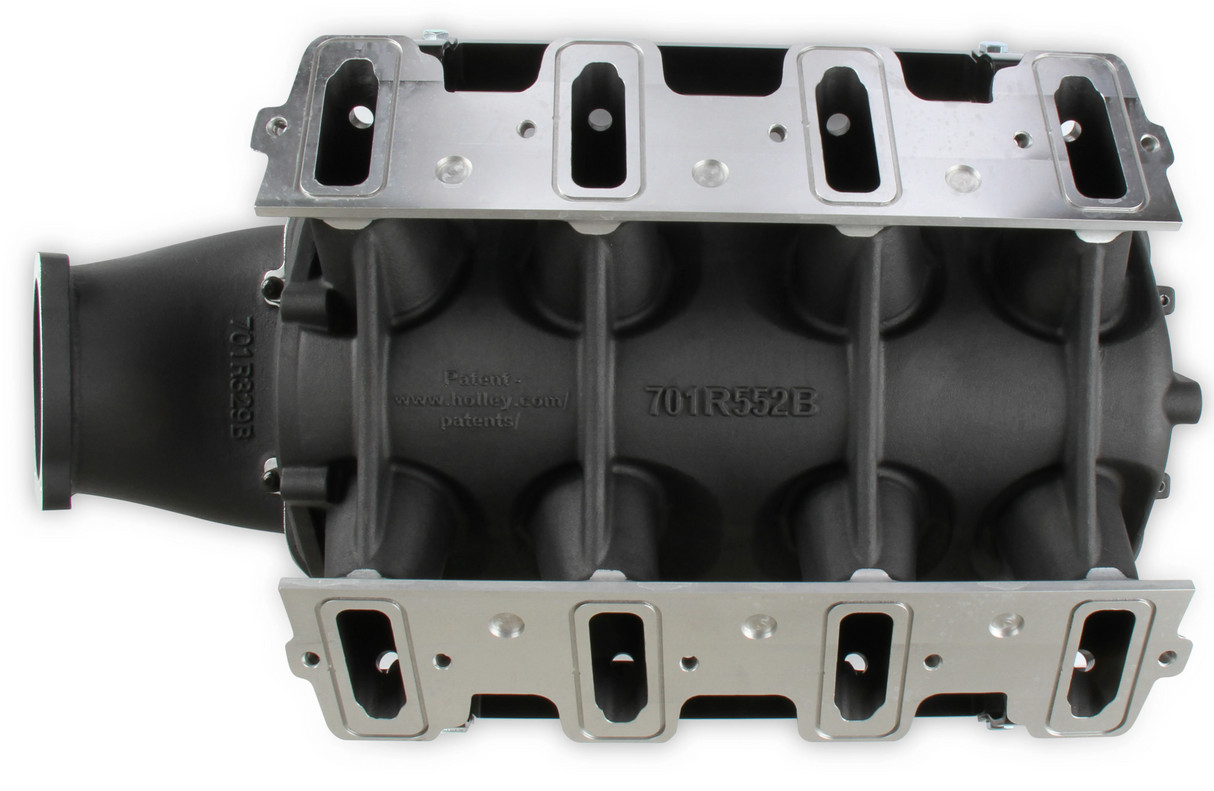 Holley® #300-620BK GM LS1/LS2/LS6 Modular Lo-Ram EFI Intake Manifold for LS 105mm Throttle Bodies