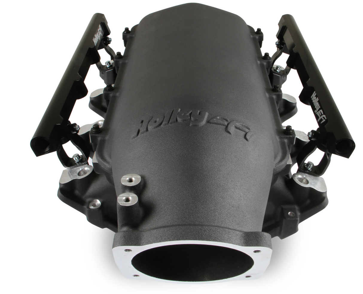 Holley® #300-620BK GM LS1/LS2/LS6 Modular Lo-Ram EFI Intake Manifold for LS 105mm Throttle Bodies