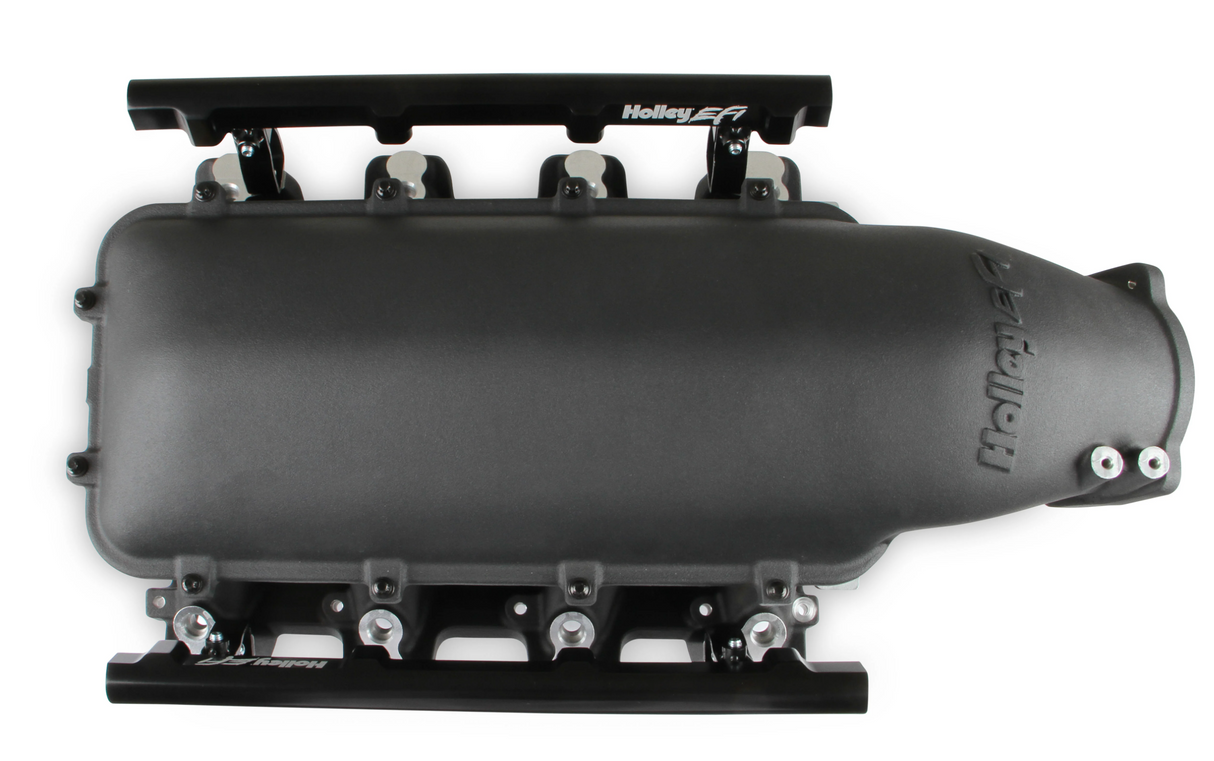 Holley® #300-620BK GM LS1/LS2/LS6 Modular Lo-Ram EFI Intake Manifold for LS 105mm Throttle Bodies