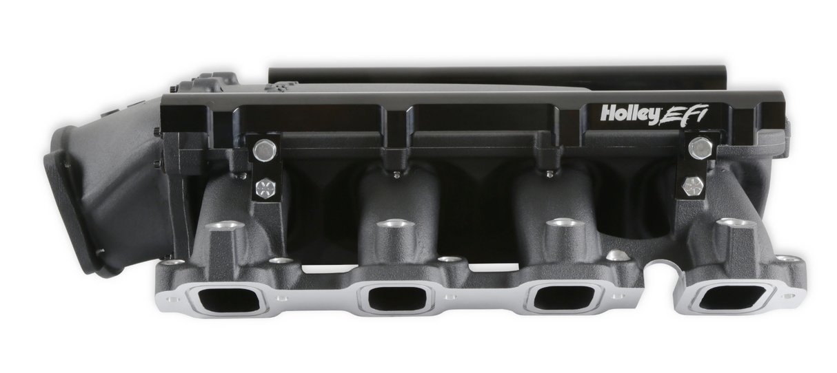 Holley® #300-719BK GM GEN V LT1 Ultra Lo-Ram Intake Manifold with Port Injection Fuel Rails