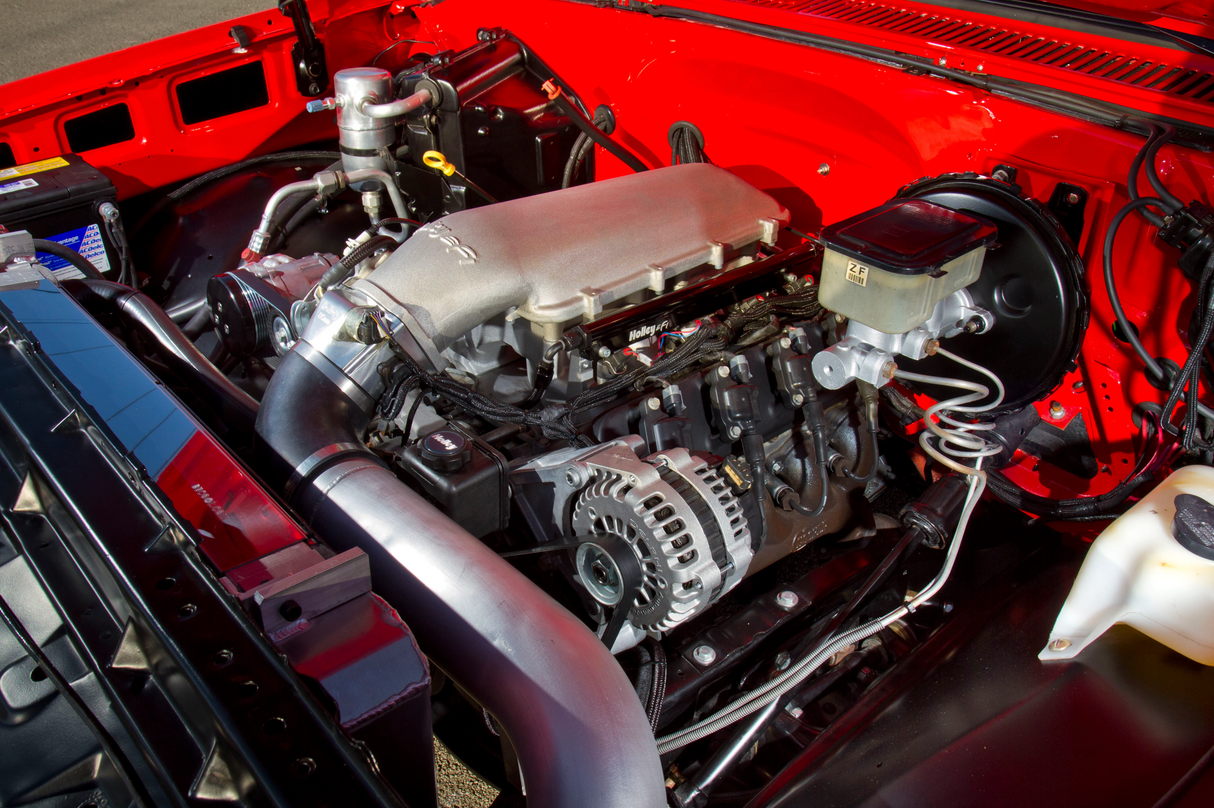 Holley® #300-126 GM LS1/LS2/LS6 Mid-Rise Cast Intake Manifold for 95mm LS Throttle Bodies