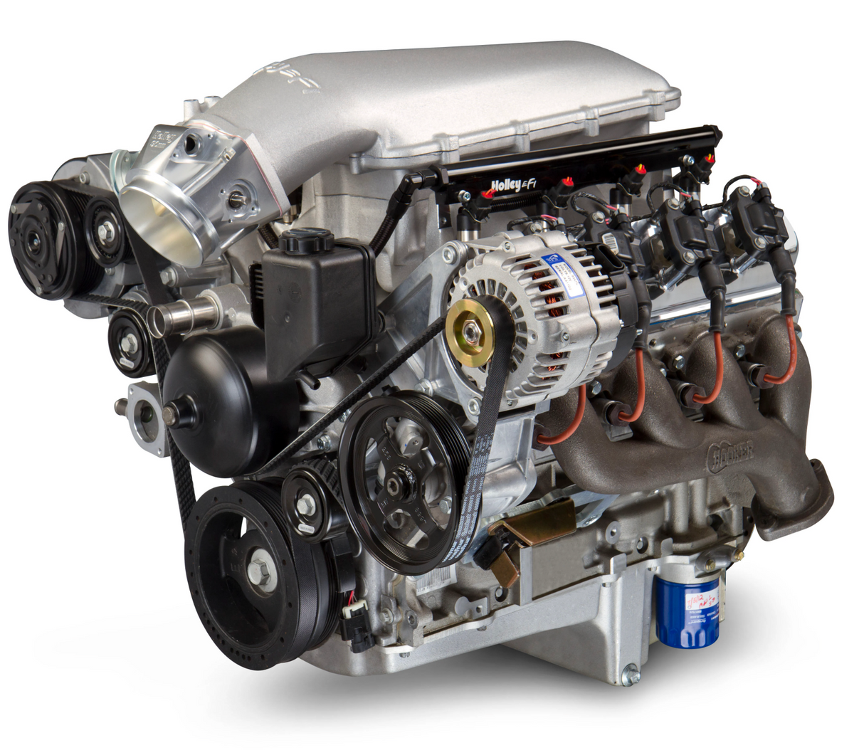 Holley® #300-126 GM LS1/LS2/LS6 Mid-Rise Cast Intake Manifold for 95mm LS Throttle Bodies