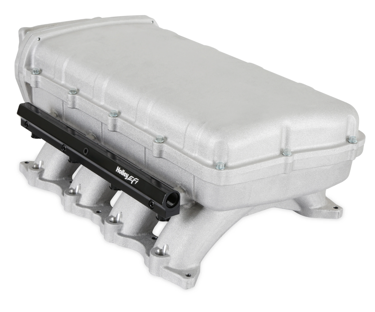 Holley® #300-911 Ford Coyote Lo-Ram Intake Manifold with Port Provisions and Fuel Rails