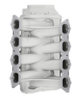 Holley® #300-911 Ford Coyote Lo-Ram Intake Manifold with Port Provisions and Fuel Rails