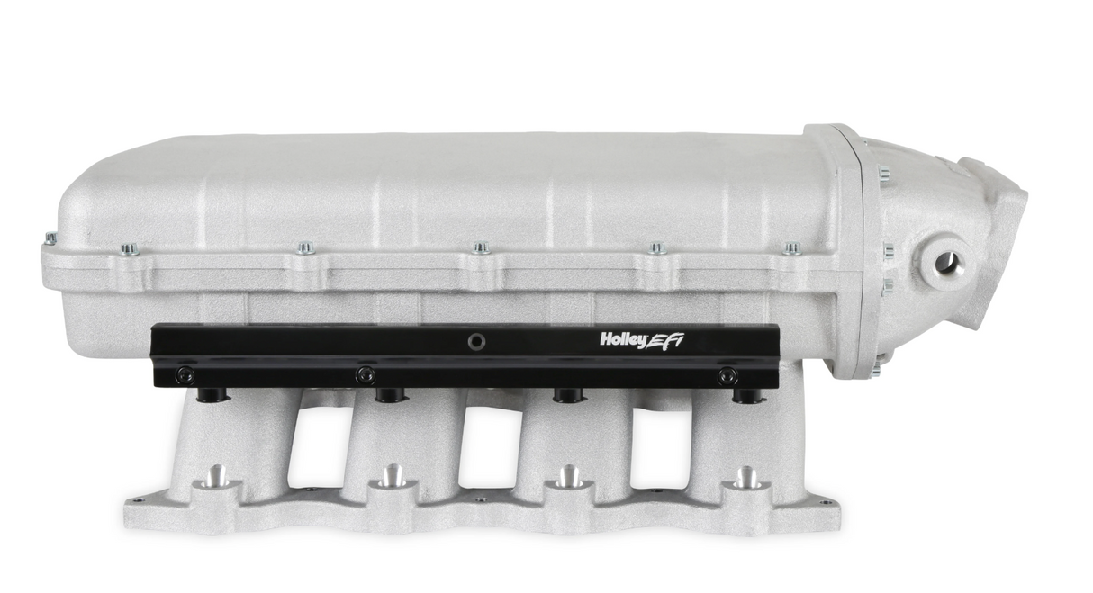 Holley® #300-911 Ford Coyote Lo-Ram Intake Manifold with Port Provisions and Fuel Rails