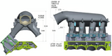 Holley® #300-143 GM GEN V LT1 Hi-Ram Intake Manifold for LS 92mm Throttle Bodies ((Longitudinal Mount without Port EFI Provisions)