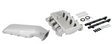 Holley® #300-718 GM GEN V LT1 Lo-Ram Satin Intake Manifold with Port Injection Fuel Rails