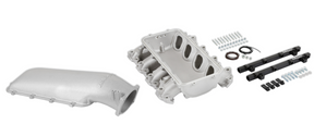 Holley® #300-718 GM GEN V LT1 Lo-Ram Satin Intake Manifold with Port Injection Fuel Rails