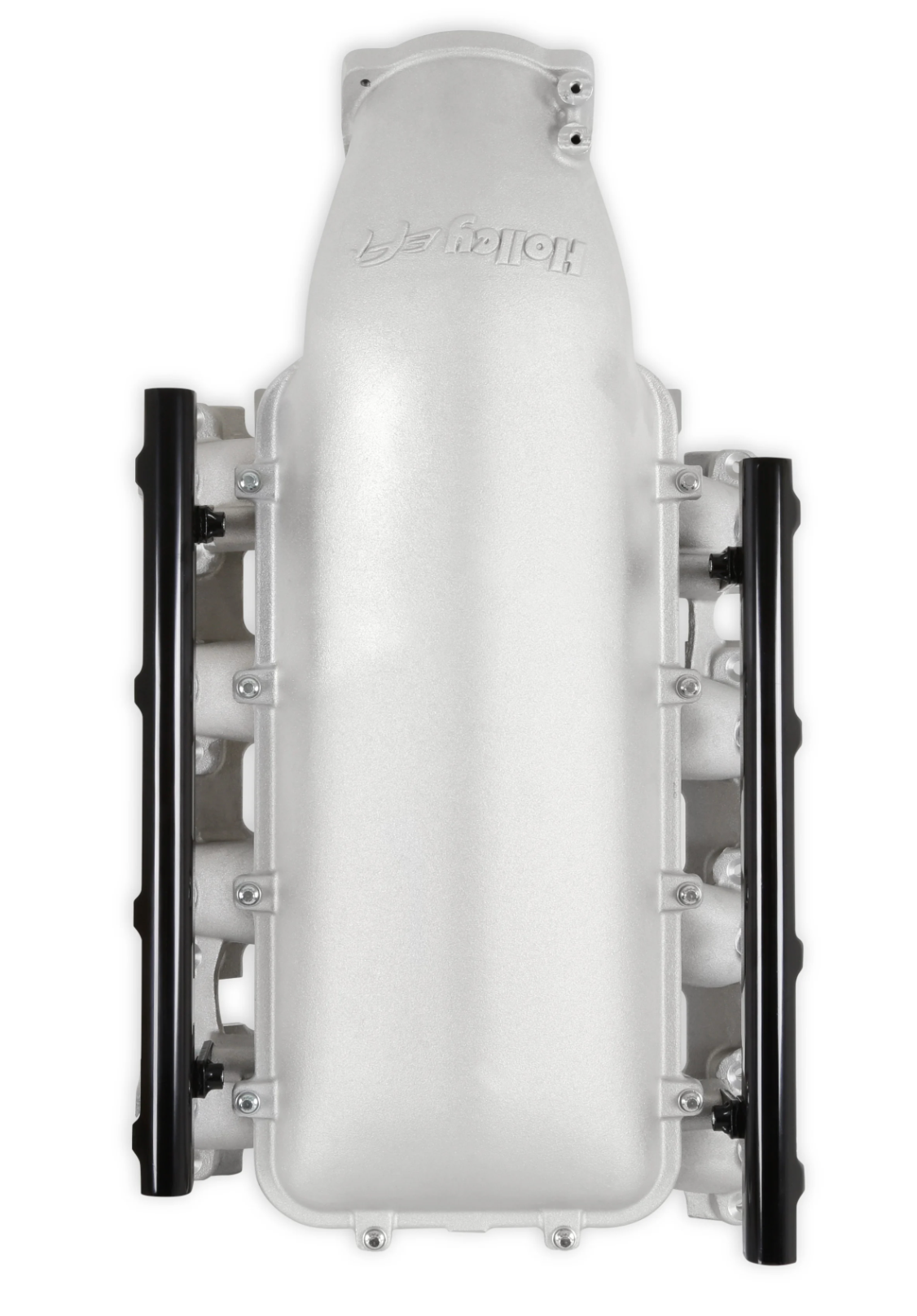 Holley® #300-718 GM GEN V LT1 Lo-Ram Satin Intake Manifold with Port Injection Fuel Rails