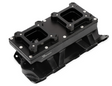 Holley® #825124 Small Block Chevy Sniper Sheet Metal Fabricated Intake Manifold (2 x 4150 Flange Plate)