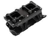 Holley® #825124 Small Block Chevy Sniper Sheet Metal Fabricated Intake Manifold (2 x 4150 Flange Plate)