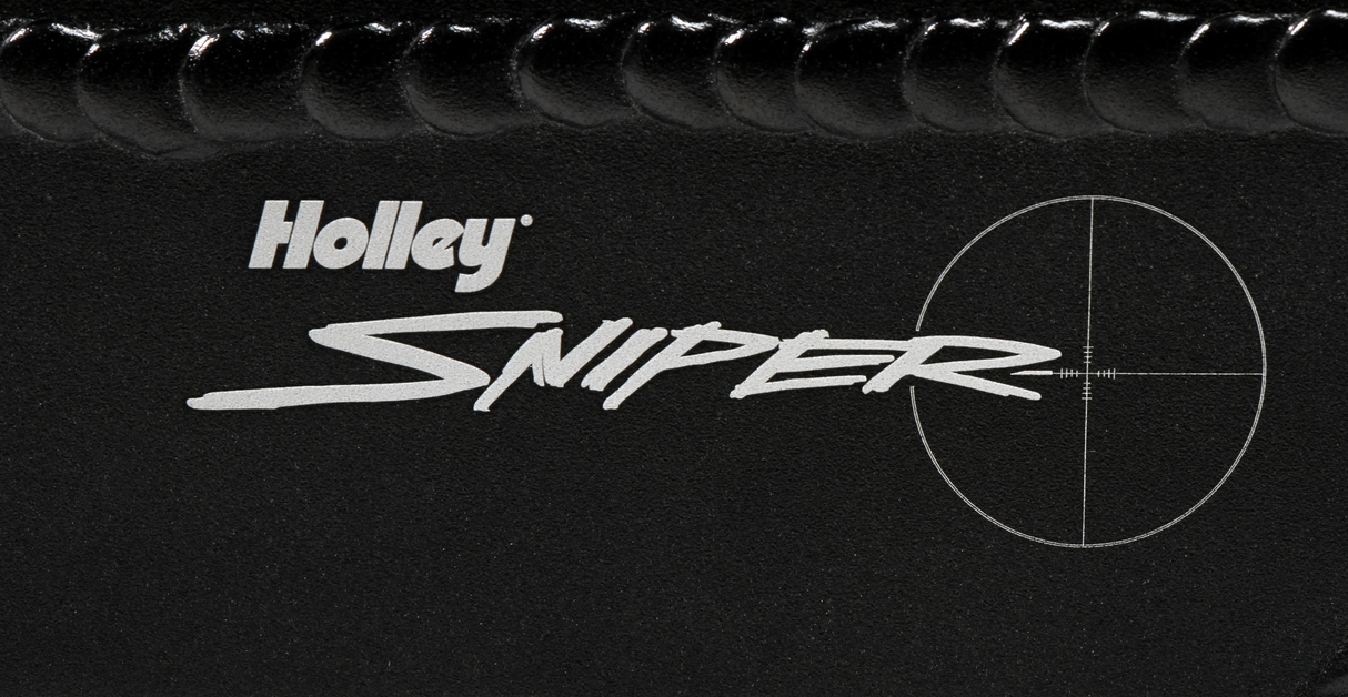 Holley® #825124 Small Block Chevy Sniper Sheet Metal Fabricated Intake Manifold (2 x 4150 Flange Plate)