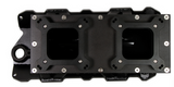 Holley® #825124 Small Block Chevy Sniper Sheet Metal Fabricated Intake Manifold (2 x 4150 Flange Plate)