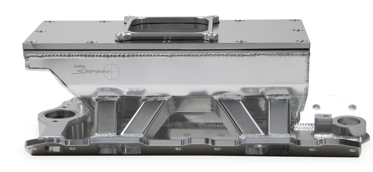 Holley® #825131 Small Block Chevy Sniper Sheet Metal Fabricated Intake Manifold