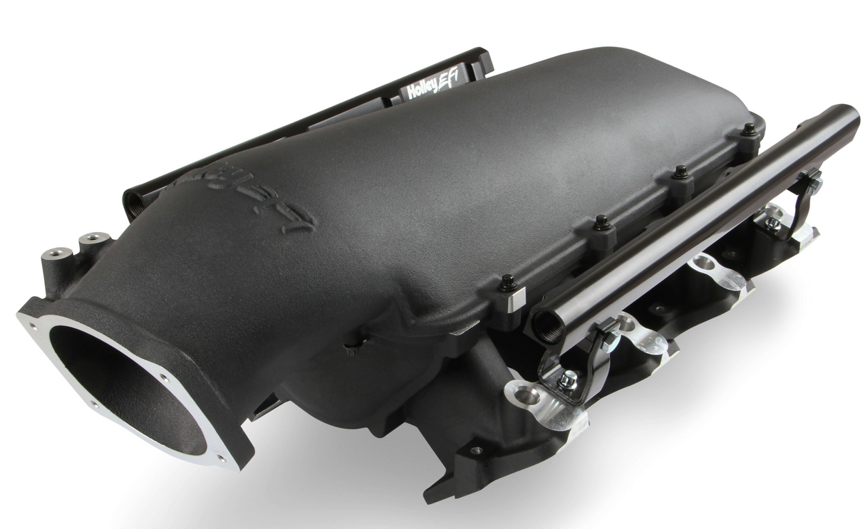 Holley® #300-679BK GM LS3/L92 Lo-Ram Intake Manifold with Single Injector
