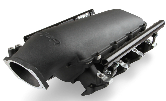 Holley® #300-679BK GM LS3/L92 Lo-Ram Intake Manifold with Single Injector