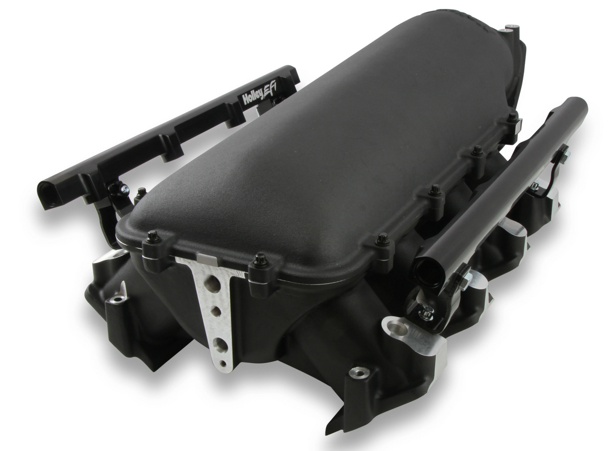 Holley® #300-679BK GM LS3/L92 Lo-Ram Intake Manifold with Single Injector