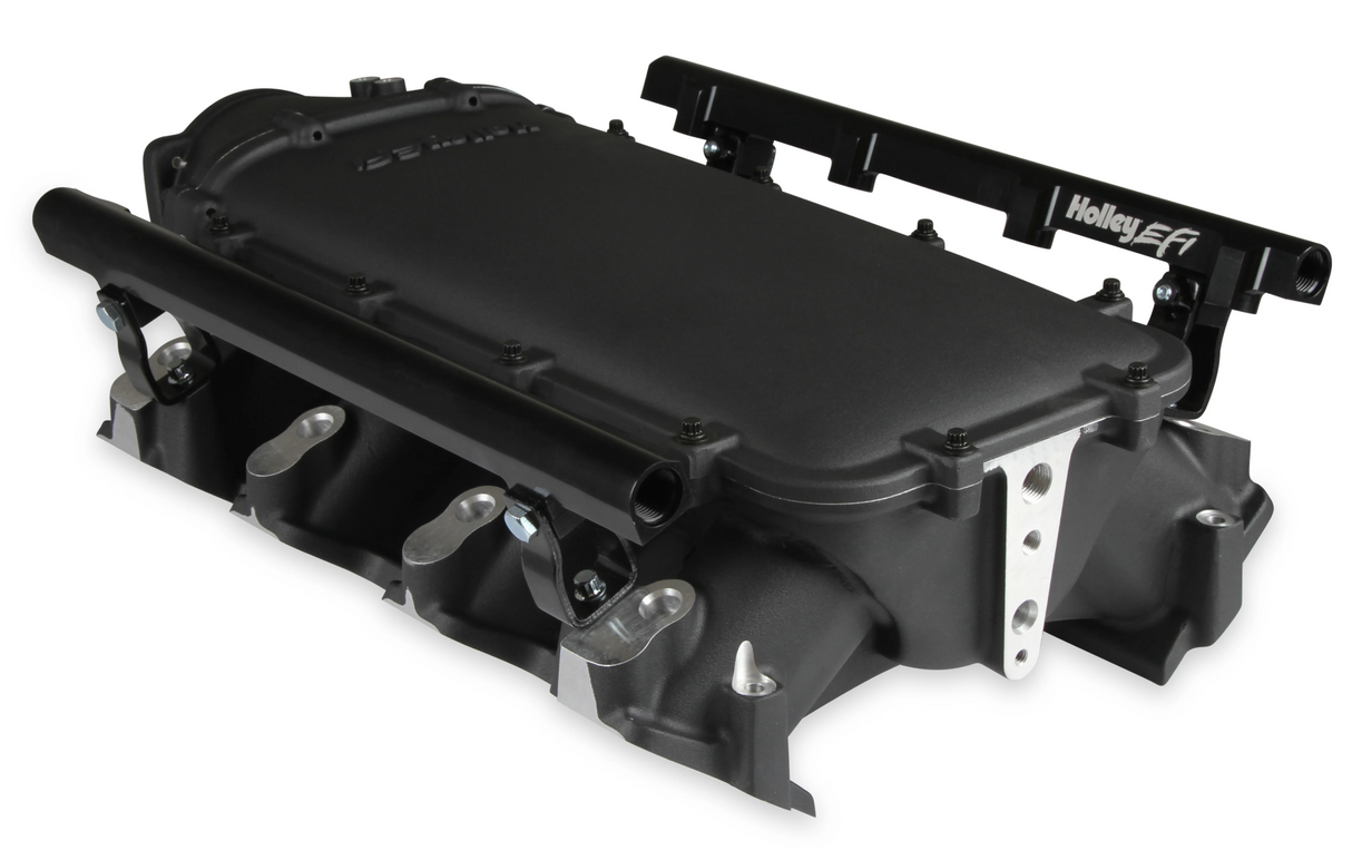 Holley® #300-680BK GM LS3/L92 Ultra Lo-Ram Intake Manifold with Single Injector