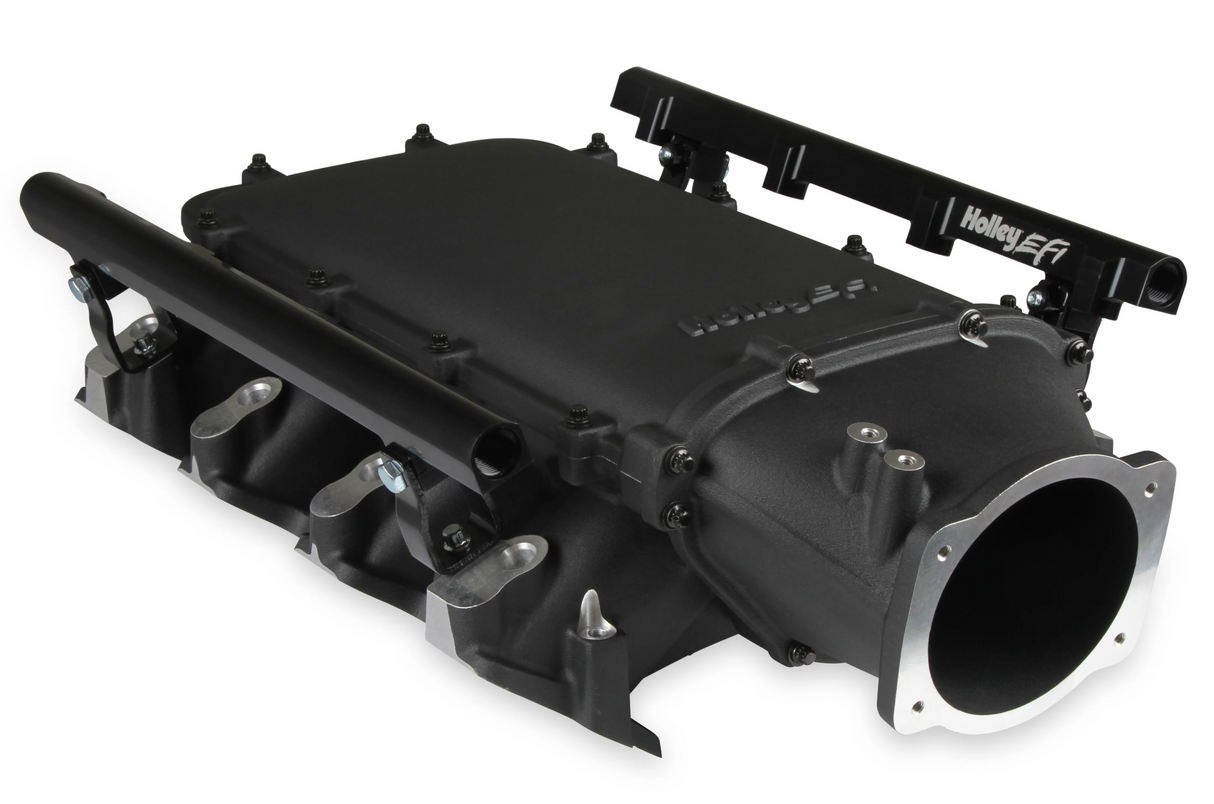 Holley® #300-680BK GM LS3/L92 Ultra Lo-Ram Intake Manifold with Single Injector