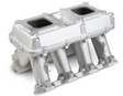 Holley® #300-113 GM LS3/L92 Carbureted Hi-Ram Intake, 2 x 4150™ (sideways and inline mounting)