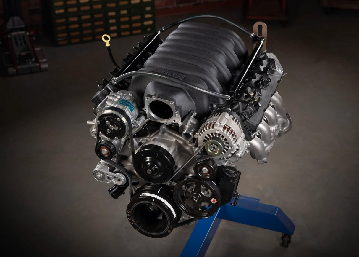 Holley® #300-900BK Ford 7.3L Godzilla Low-Profile Intake Manifold with Fuel Rails
