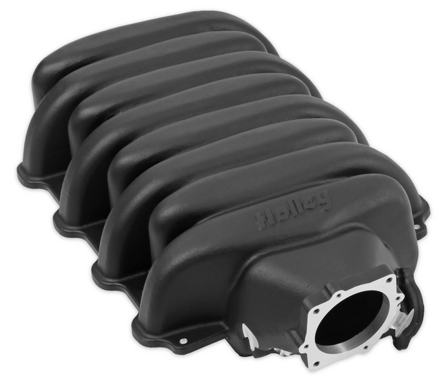 Holley® #300-900BK Ford 7.3L Godzilla Low-Profile Intake Manifold with Fuel Rails