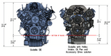 Holley® #300-900BK Ford 7.3L Godzilla Low-Profile Intake Manifold with Fuel Rails