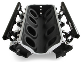 Holley® #300-621BK GM LS1/LS2/LS6 Lo-Ram EFI Balck Intake Manifold with Fuel Rails