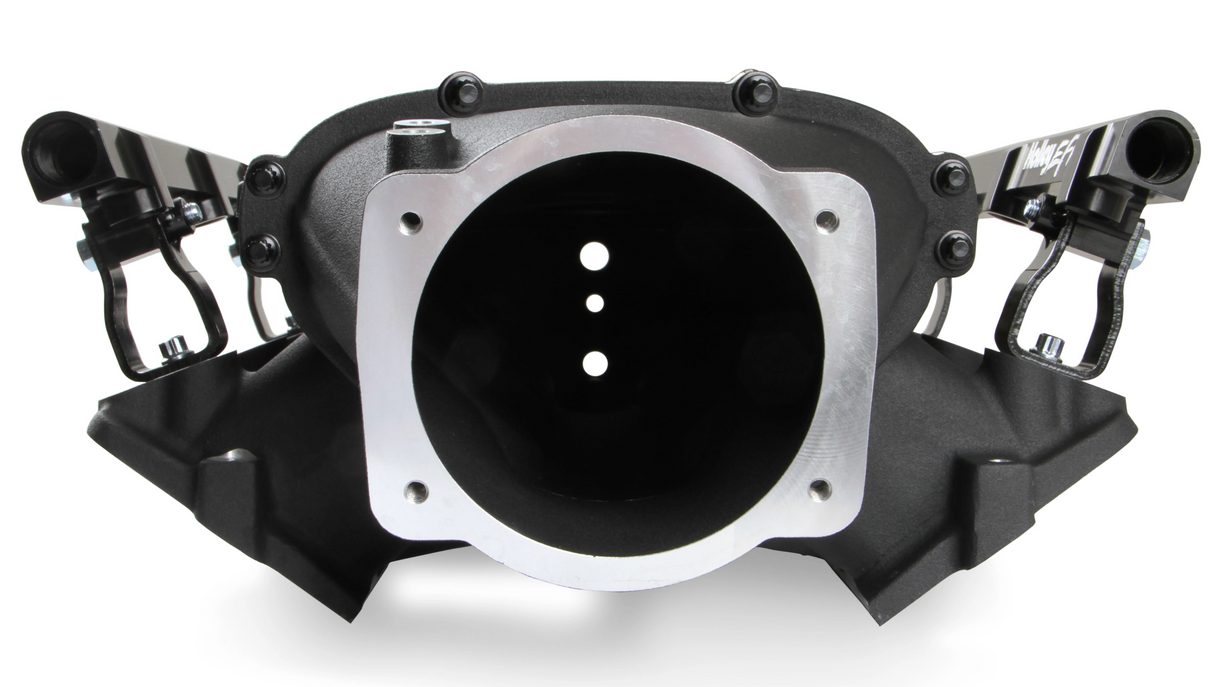 Holley® #300-621BK GM LS1/LS2/LS6 Lo-Ram EFI Balck Intake Manifold with Fuel Rails