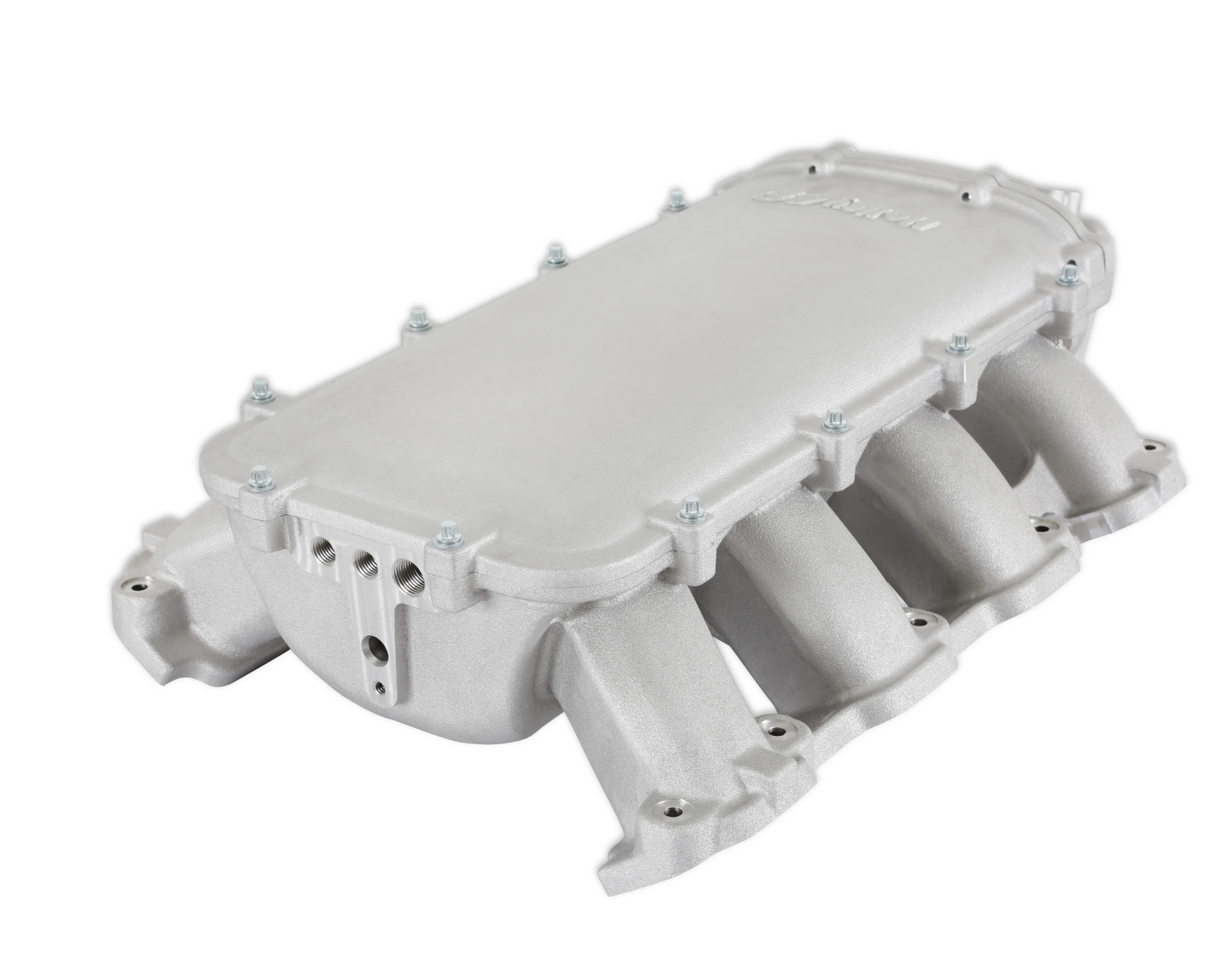 Holley® #300-716 GM GEN V LT1 Ultra Lo-Ram Intake Manifold (Front Feed-OE Direct Injection Only-Satin Finish)