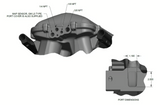 Holley® #300-275 8.2" SBF Ford Hi-Ram Carbureted Intake Manifold Base