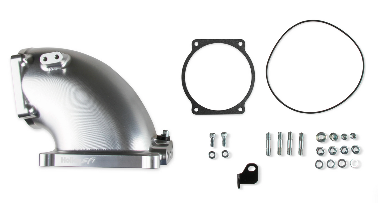 Holley® #300-253 GM LS Billet 4500 EFI Throttle Body Intake Elbow