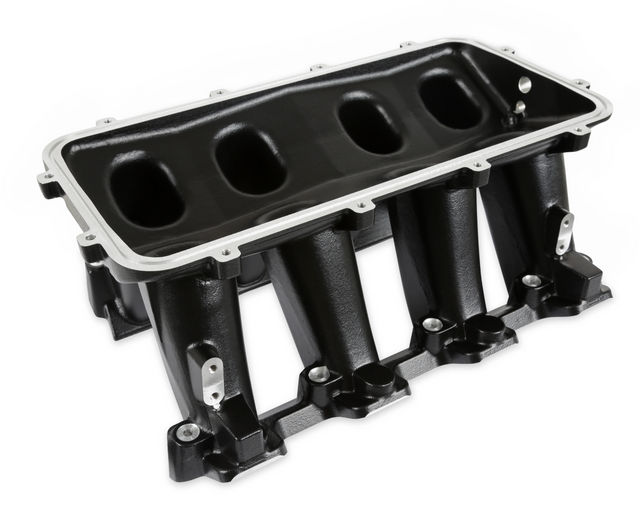 Holley® #300-226BK GM LS1/LS2/LS6 Cathedral Port Carbureted Intake Manifold Base