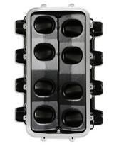 Holley® #300-226BK GM LS1/LS2/LS6 Cathedral Port Carbureted Intake Manifold Base