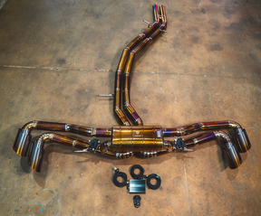 Valvetronic Designs® Lamborghini Urus Valved Titanium Cat-Back Exhaust with Quad 4" OD Tips