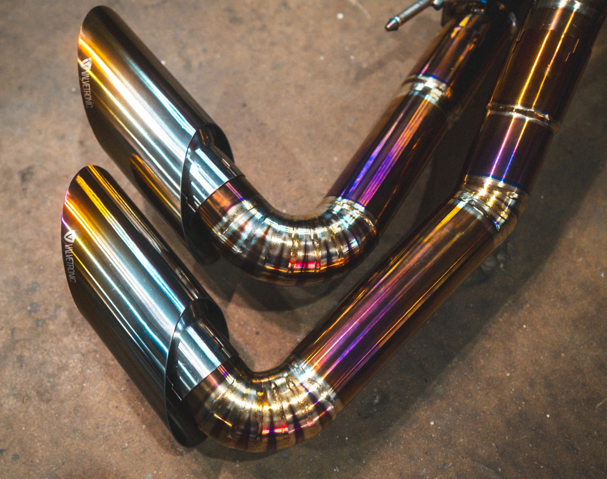 Valvetronic Designs® Lamborghini Urus Valved Titanium Cat-Back Exhaust with Quad 4" OD Tips
