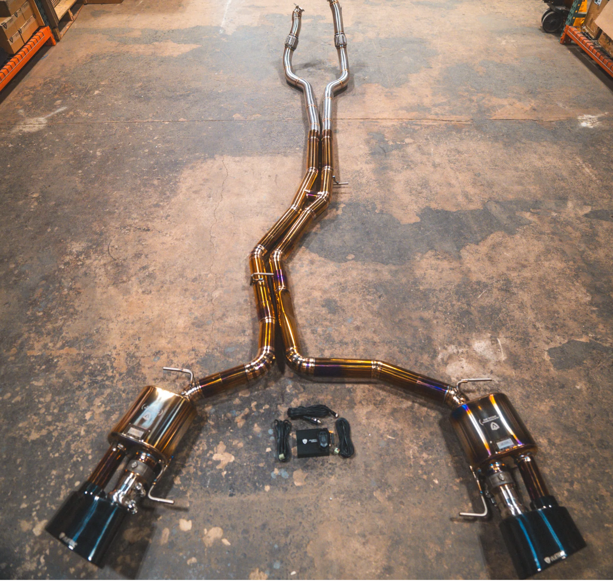 Valvetronic Designs® Audi RS6 / RS7 C8 Valved Titanium Cat-Back Exhaust with Quad 4" OD Tips