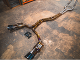 Valvetronic Designs® Audi RS6 / RS7 C8 Valved Titanium Cat-Back Exhaust with Quad 4" OD Tips