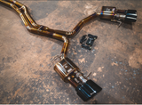 Valvetronic Designs® Audi RS6 / RS7 C8 Valved Titanium Cat-Back Exhaust with Quad 4" OD Tips