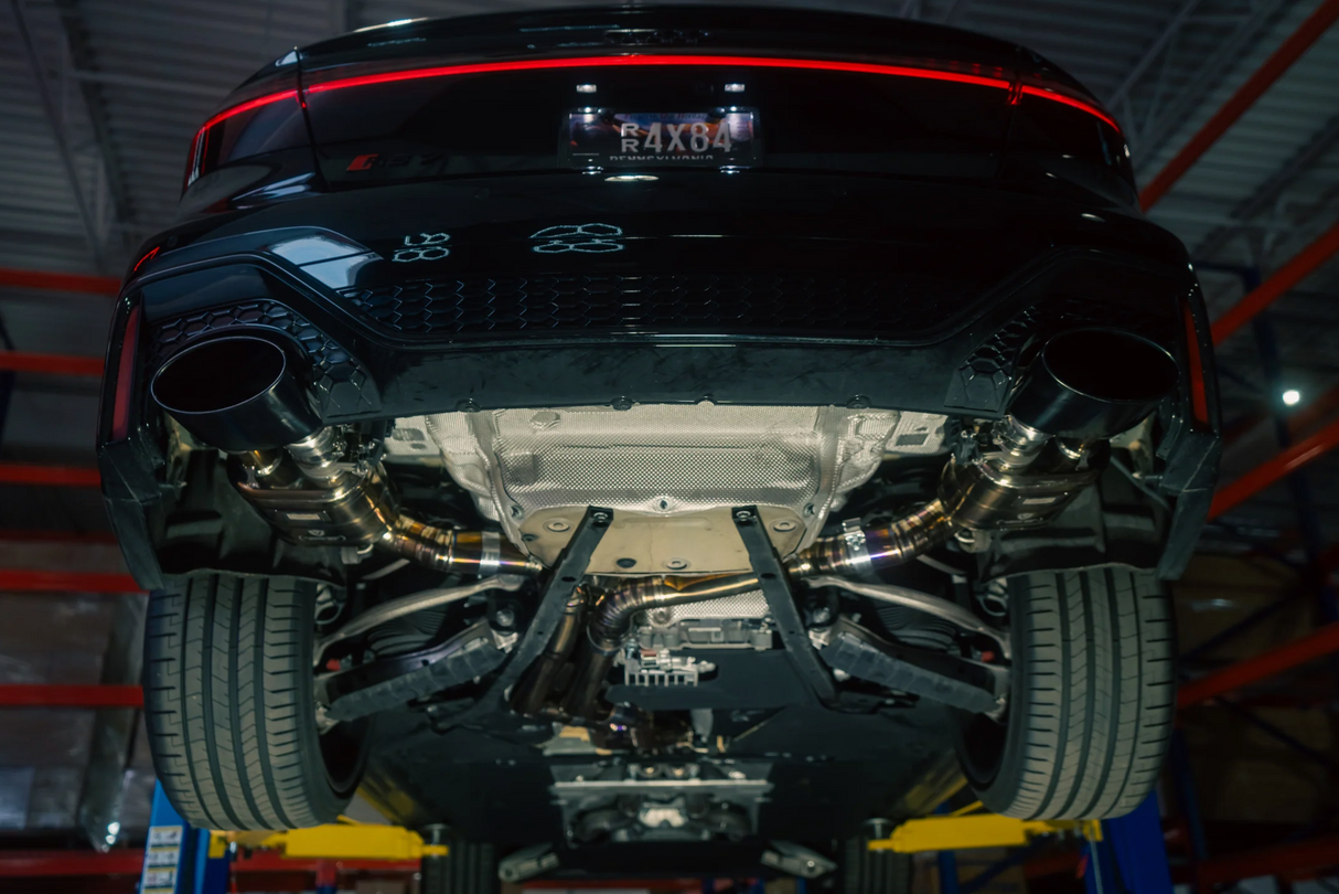 Valvetronic Designs® Audi RS6 / RS7 C8 Valved Titanium Cat-Back Exhaust with Quad 4" OD Tips