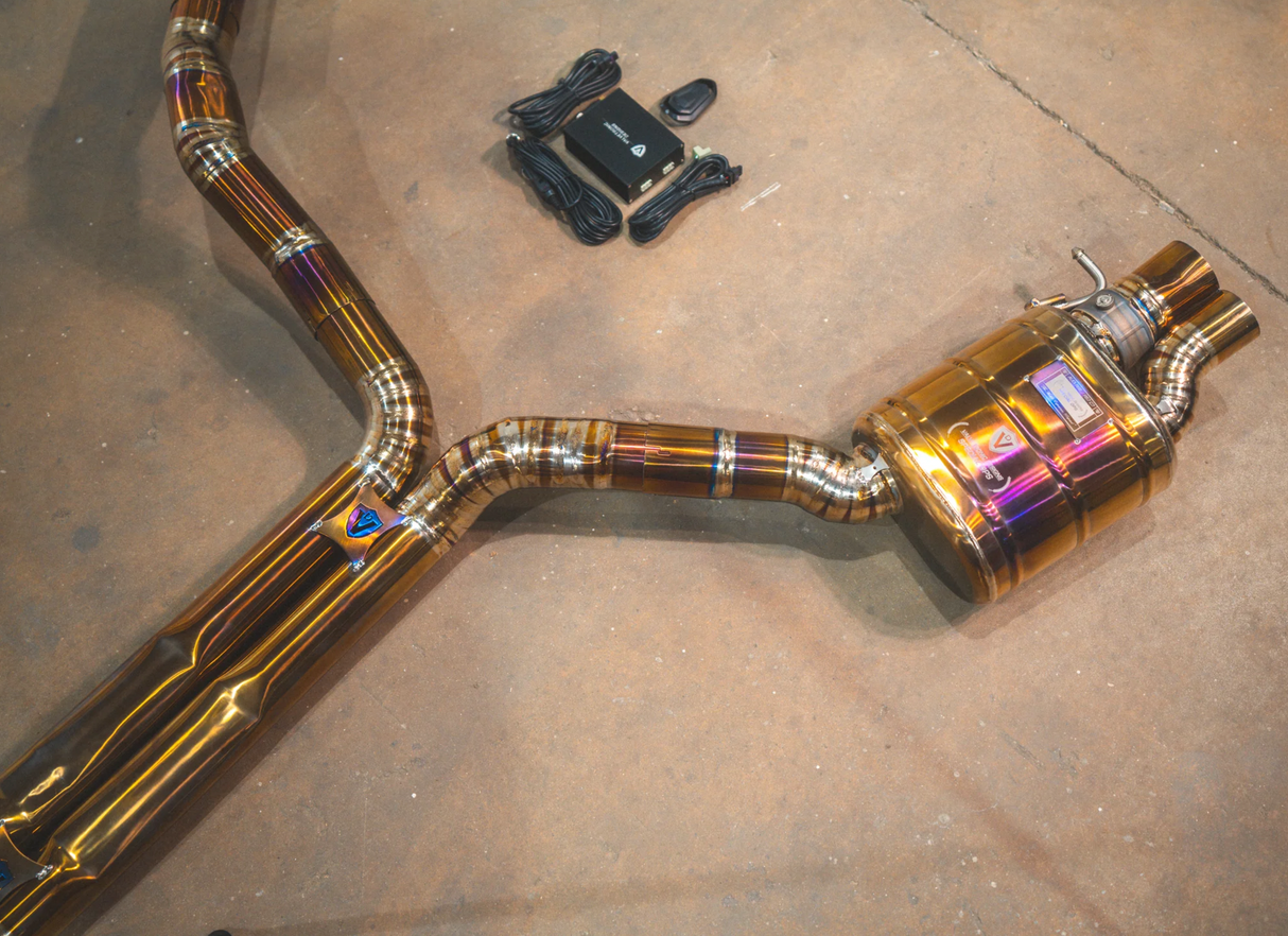 Valvetronic Designs® (13-18) Audi RS6/RS7 C7 Valved Titanium Cat-Back Exhaust