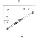 Mopar® #68546850AA (22-23) Dodge Charger Scat Pack OE Drive Shaft