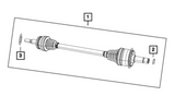 Mopar® #53010748AA (15-23) Dodge Challenger/Charger SRT Passenger Side CV Axle Shaft