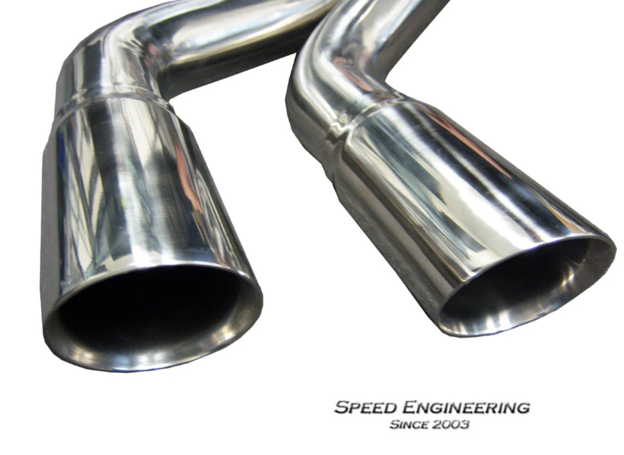 Speed Engineering® (99-19) Silverado/Sierra V8 Universal True Dual Muffler Kit with Rear Exit