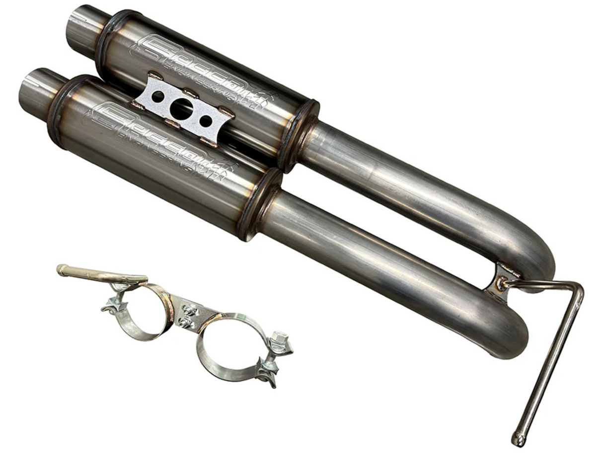 Speed Engineering® (99-19) Silverado/Sierra Universal True Dual Muffler with Axle Exit