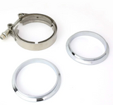 Speed Engineering® #25-1093 2.5" V-Band Clamp & Flanges ((Large 8mm x 1.25 Bolt))