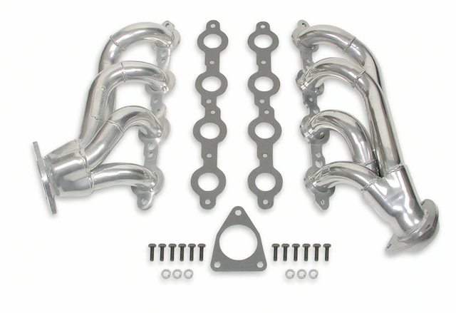 FlowTech #91836-1FLT (02-06) GM Truck/SUV 1.625" Ceramic Coated Shorty Headers