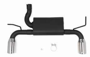 FlowTech #53015FLT (07-18) Jeep Wrangler JK 2.5" Axle-Back Exhaust with 4" OD Tips