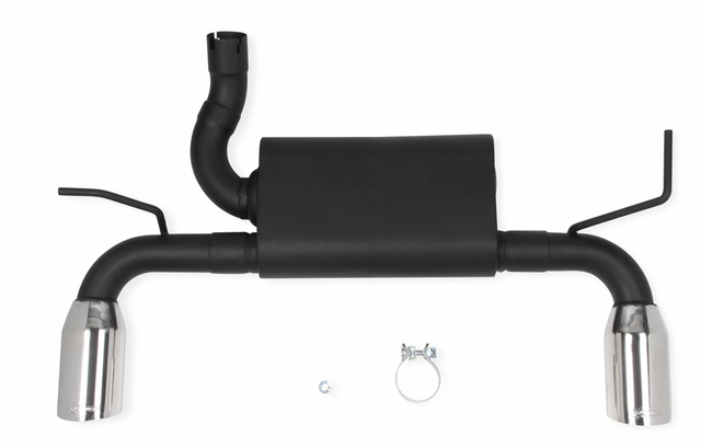 FlowTech #53015FLT (07-18) Jeep Wrangler JK 2.5" Axle-Back Exhaust with 4" OD Tips