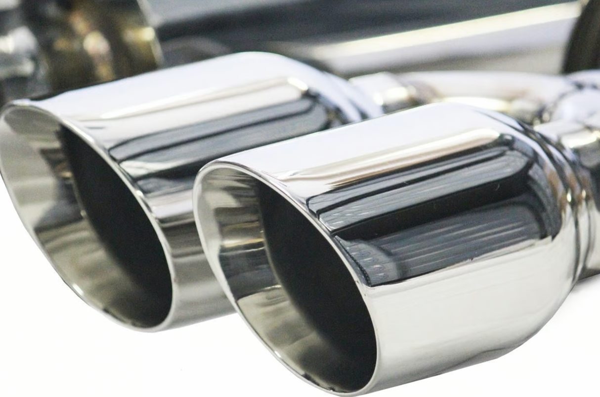 FlowTech #11543FLT (92-96) Corvette C4 2.5" 304SS Axle-Back Exhaust with 4" OD Tips